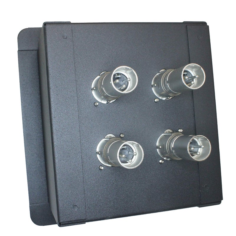 MCSPROAUDIO صندوق المسرح المدمج MCSPROAUDIO مع 4 موصلات XLR أنثوية إلى ذكر تمرير - Image 2